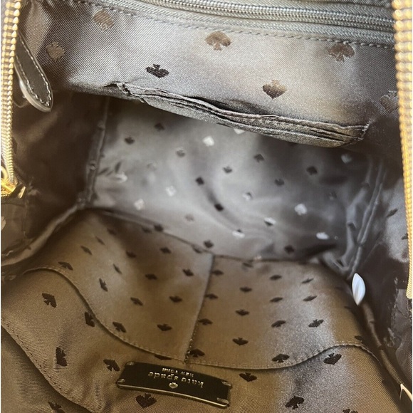 Kate Spade Chelsea Medium The Little Better Nylon Backpack Black Multi Leopard - Picture 3 of 4